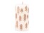 Bolsius Rustic s potiskem Válec 68x130mm Soft Pearl svíčka