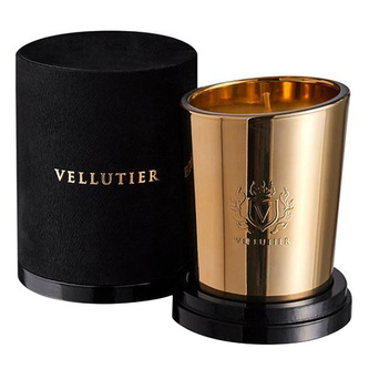Vellutier Medium Candle Prestige - Golden & Divine, Medium Candle | Gold | Sensual;Woody | Golden & Divine