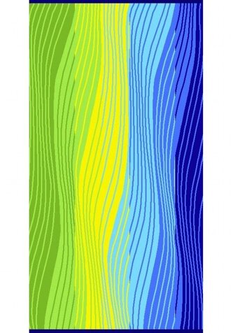 Praktik Plážová osuška Statico blue 90x160 cm