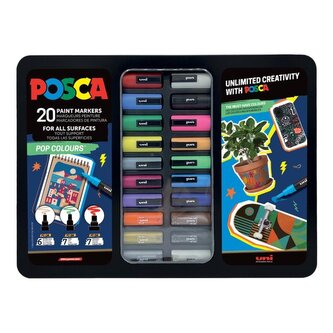 Posca sada popisovačů POP COLOURS - mix barev (20 ks) Posca sada popisovačů POP COLOURS - mix barev (20 ks)