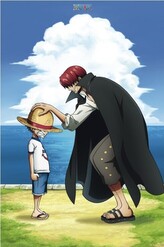 Plakát, Obraz - One Piece - Shanks & Luffy, 61 × 91.5 cm