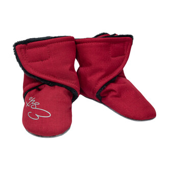 Capáčky barefoot Softshell Lamb Red; Barva: červená; Velikost: 0 - délka stélky: 10 cm Capáčky barefoot Softshell Lamb Red; Barva: červená; Velikost: 0 - délka stélky: 10 cm