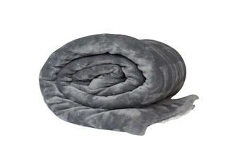 Jerry Fabrics Deka beránek Triangles tmavě šedá 150x200 cm