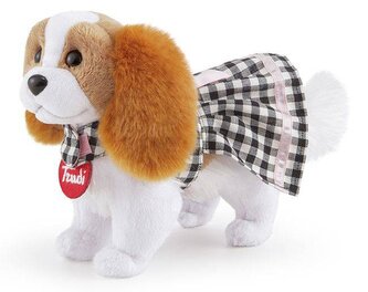 Maskotka dla dzieci piesek w sukience Cavalier King Charles Trudi