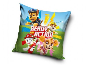 Carbotex Povlak na polštářek Tlapková Patrola Ready for Action 40x40 cm