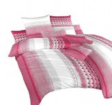 Dadka Povlečení krep Sahara vínová 240x200, 2x70x90 cm