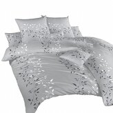 Dadka Povlečení krep Mandevila světle šedá 240x200, 2x70x90 cm