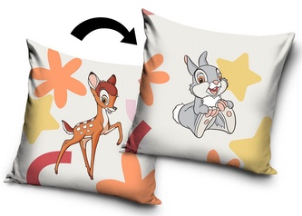 Carbotex Polštářek Bambi a zajíček Dupík 40x40 cm