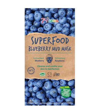 Montagne Jeunesse (7th Heaven) Superfood bahenní maska Borůvka 10g 7th Heaven