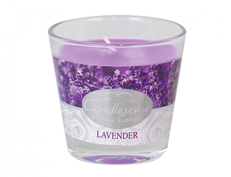 Svíčka ve skle LEVANDULE vonná 140g