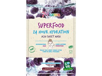 Montagne Jeunesse (7th Heaven) Superfood 24h Hydratační maska na ubrousku Acai 7th Heaven