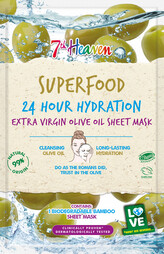 Montagne Jeunesse (7th Heaven) Superfood 24h Hydratační maska na ubrousku Extra Virgin olivový olej 7th Heaven