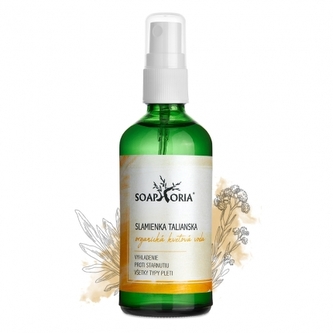 Slaměnka italská - organická květová voda - suchá a mdlá pleť 100ml Soaphoria