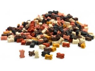Kostičky MINI MIX 6 druhů 500g - poloměkký pamlsek