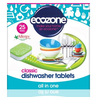 Tablety do myčky Classic - vše v jednom 25ks Ecozone