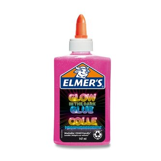 Lepidlo ELMER´S Glow in Dark Glue 147 ml, výběr barev růžové