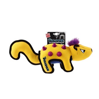 GiGwi Duraspikes textilní mýval žlutý