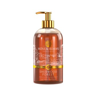 Rozmazlující mýdlo na ruce Sherwood Forest s vůní cedru 500ml  Moss & Adams
