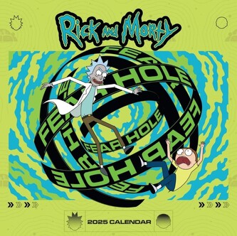 Oficiální nástěnný kalendář 2025: Rick and Morty s plakátem (SQ 30,5 x 30,5|61 cm)