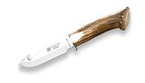JOKER CN74 Desollador Huron lovecký nôž 11 cm, paroh, kožené puzdro