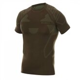Brubeck - Koszulka termoaktywna Ranger Protect z krótkim rękawem - Khaki - SS13000 - M