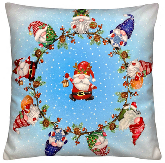 Vánoční polštář GNOME CHRISTMAS VI. 40x40 cm Mybesthome