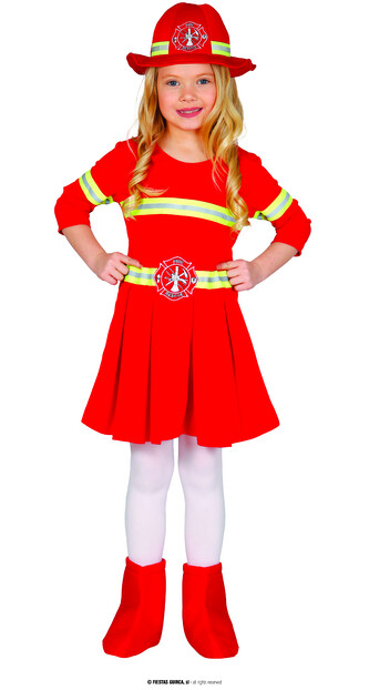 Hasička dětský kostým 3-4 roky