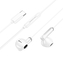 Hands Free Borofone BM93 Platinum, konektor USB C, mikrofon, barva bílá