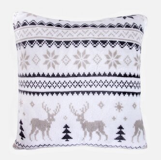 Vánoční polštář  | CRIMI | s beránkem | 45X45 cm | 709227