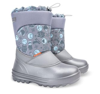 DEMAR-dětské sněhule ALEX C stříbrný ALEX C stříbrné sněhule demar_33