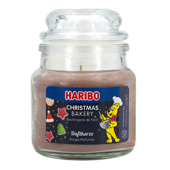 Svíčka ve skleněné dóze Haribo, Vánoční pekárna, 85 g