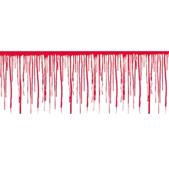 Halloween nástěnná krvavá bordura, 6m