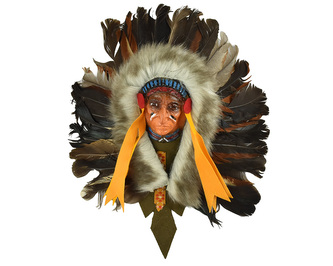 Závěsná dekorace Indiánský náčelník 20 cm - var. G Závěsná dekorace Indiánský náčelník 20 cm - var. G