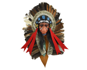 Závěsná dekorace Indiánský náčelník 30 cm - var. F Závěsná dekorace Indiánský náčelník 30 cm - var. F