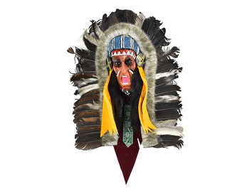 Závěsná dekorace Indiánský náčelník 30 cm - var. B