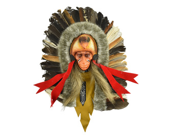 Závěsná dekorace Indiánský náčelník 25 cm - var. X Závěsná dekorace Indiánský náčelník 25 cm - var. X