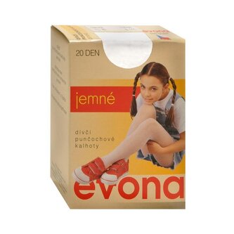 EVONA-IVALKA dětské jemné punčochové kalhoty IVALKA_116/44 BÍLÁ (111)