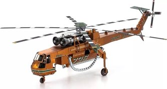 METAL EARTH 3D puzzle Vrtulník Skycrane (ICONX)