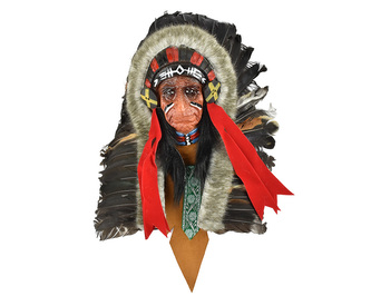 Závěsná dekorace Indiánský náčelník 30 cm - var. D