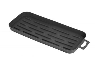 odkapávač 26x11x1,5cm PRESTIGE tm.šedý, měkký, pružný plast