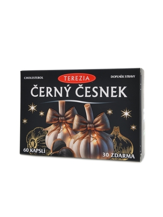 Terezia - Černý česnek 60 + 30 kapslí vánoční balení 2024 Terezia - Černý česnek 60 + 30 kapslí vánoční balení 2024