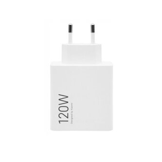 Xiaomi MDY-14-EE USB-A 120W GaN Cestovní Nabíječka White (Bulk) (Poškrábané)