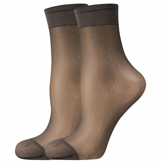 Lady B ponožky LADY socks 17 DEN / 2 páry fumo uni 6 ks