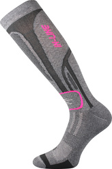 VoXX® podkolenky In-line šedá melé/růžová 39-42 (26-28) 1 pár