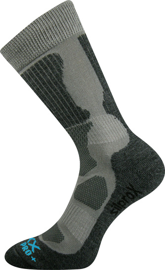 VoXX® ponožky Etrex světle šedá 43-46 (29-31) 1 pár