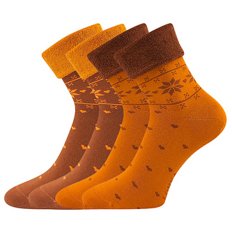 Lonka® ponožky Frotana ginger 35-38 (23-25) 2 páry