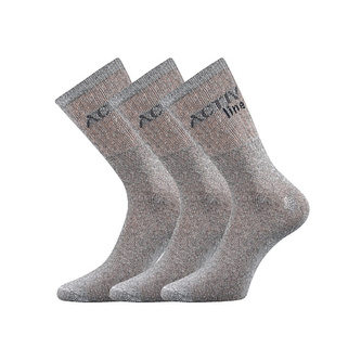 Boma® ponožky Spotlite 3pack světle šedá 43-46 (29-31) 1 pack