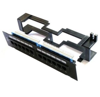 XtendLan Patch panel na zeď, 12 portů, Cat6
