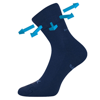 VoXX® ponožky Enigma Medicine tmavě modrá 47-50 (32-34) 1 pár