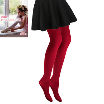 Lady B punčochové kalhoty GIRL MICRO tights 50 DEN beet red 134-140 1 ks